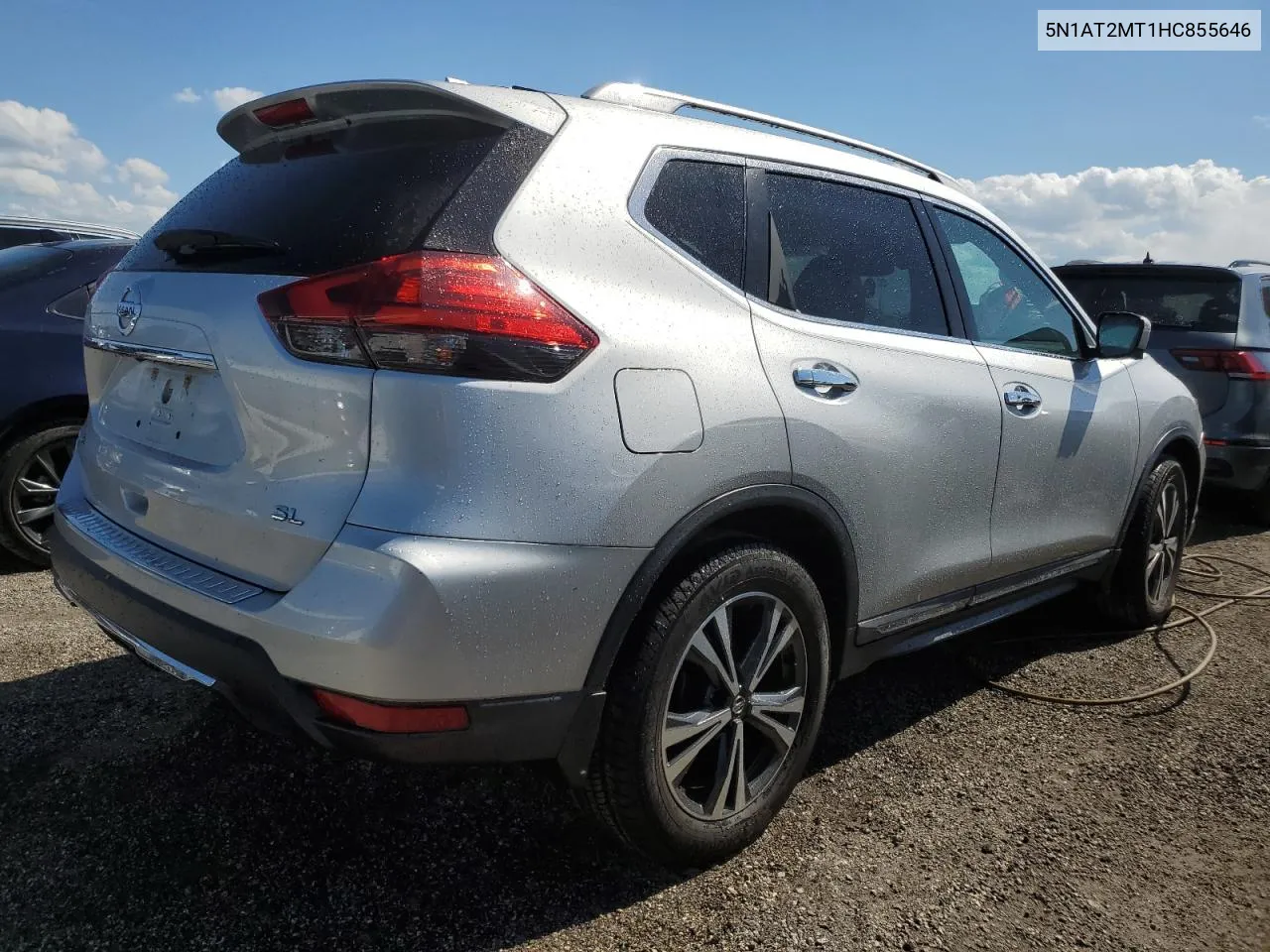 2017 Nissan Rogue S VIN: 5N1AT2MT1HC855646 Lot: 77422424