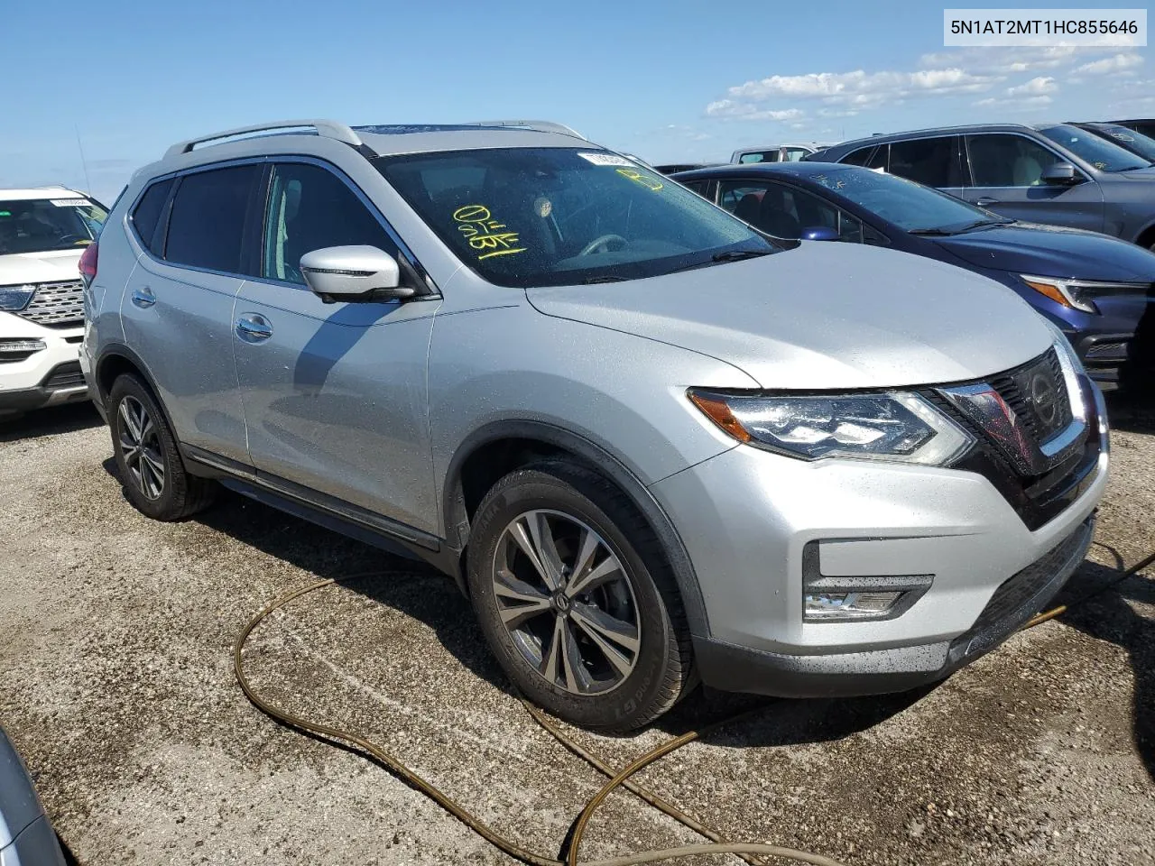 2017 Nissan Rogue S VIN: 5N1AT2MT1HC855646 Lot: 77422424