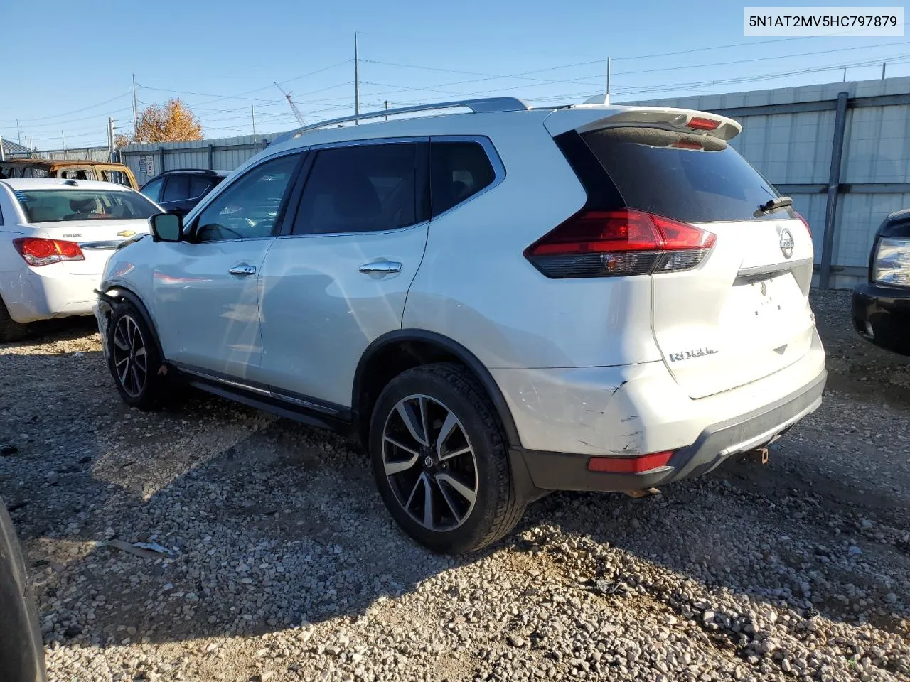 2017 Nissan Rogue Sv VIN: 5N1AT2MV5HC797879 Lot: 77458804