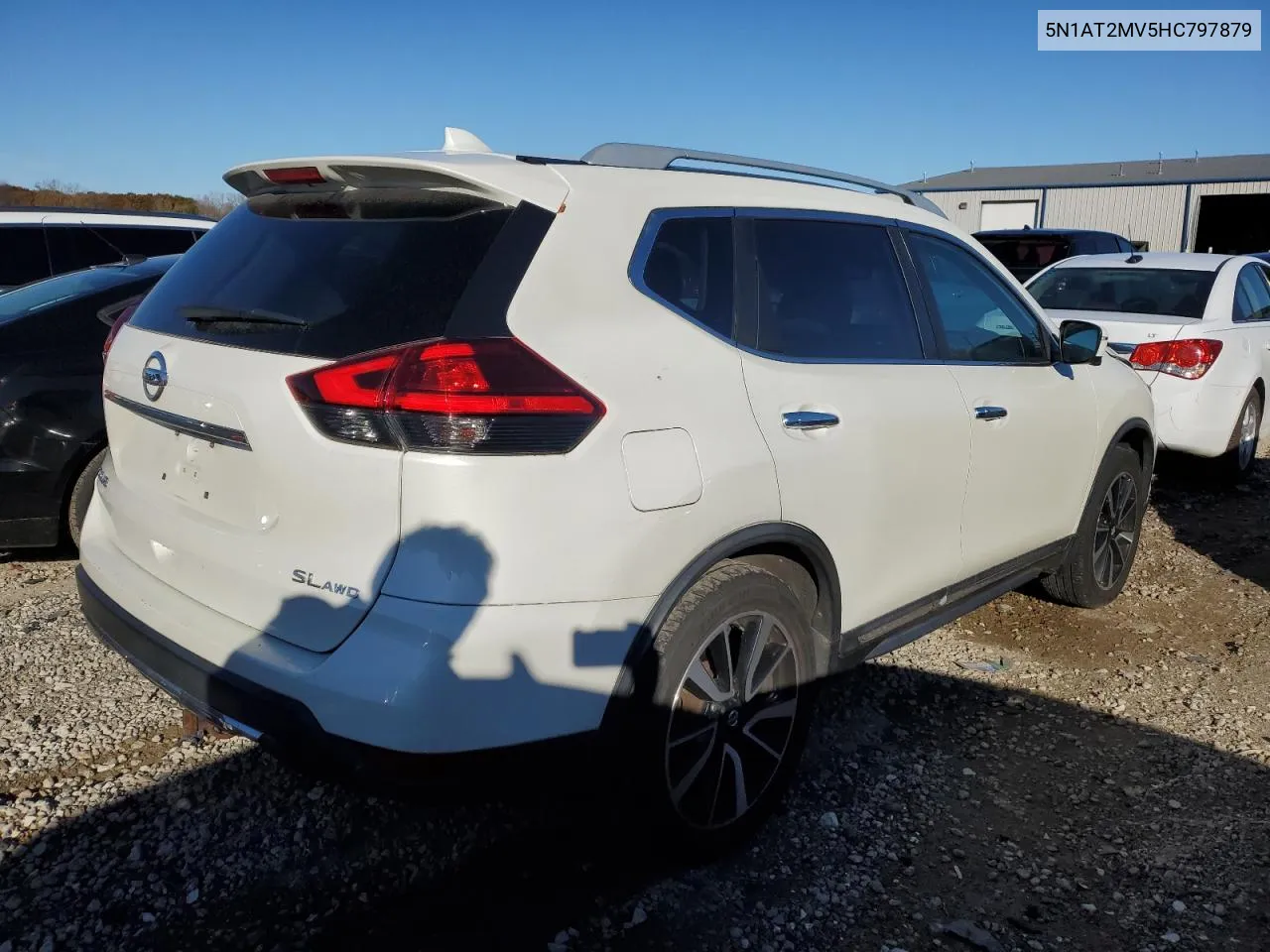 2017 Nissan Rogue Sv VIN: 5N1AT2MV5HC797879 Lot: 77458804