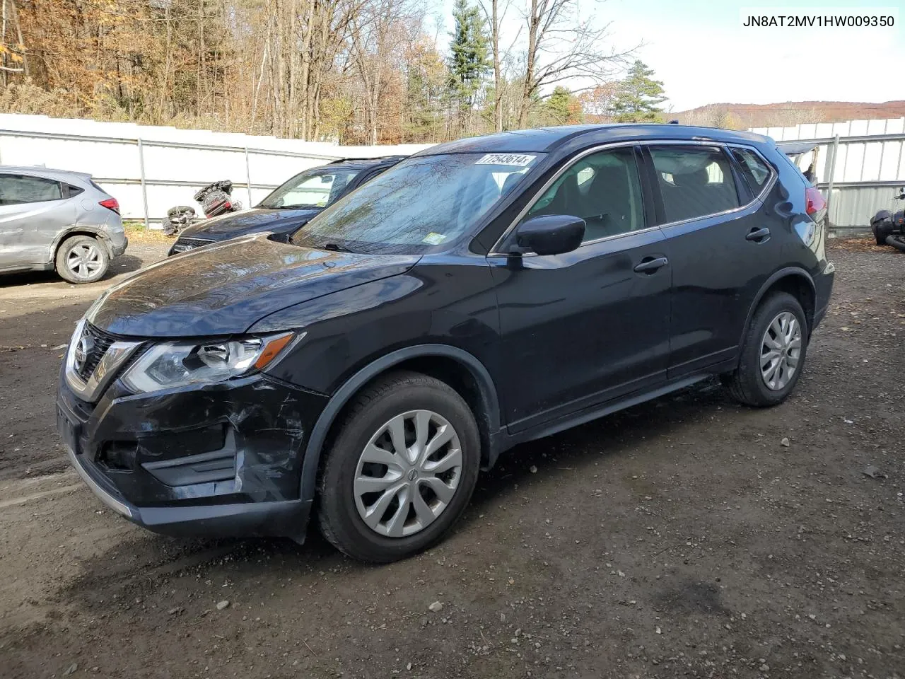 2017 Nissan Rogue S VIN: JN8AT2MV1HW009350 Lot: 77543614