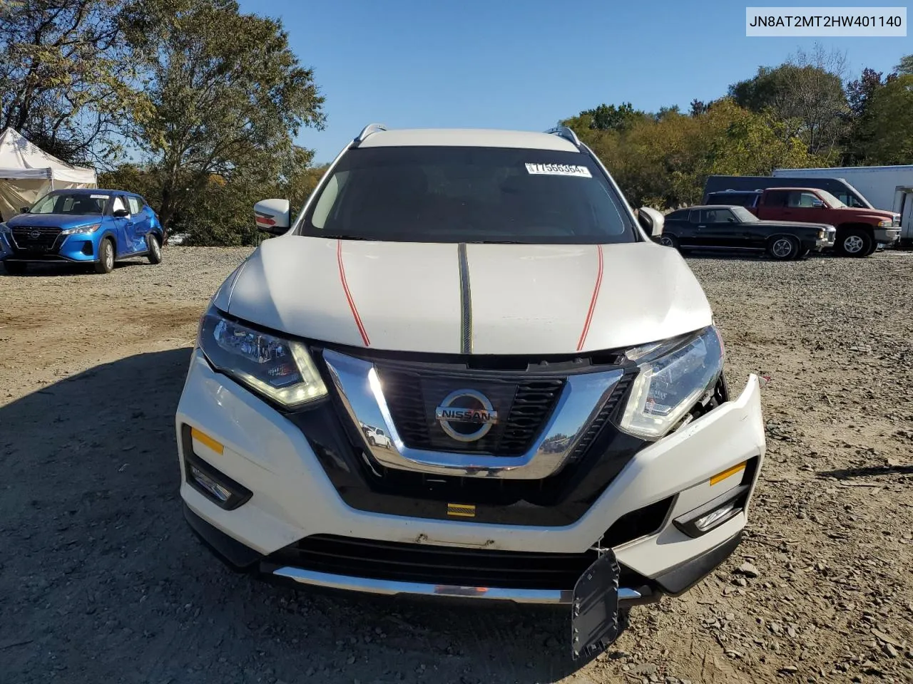 2017 Nissan Rogue S VIN: JN8AT2MT2HW401140 Lot: 77566364