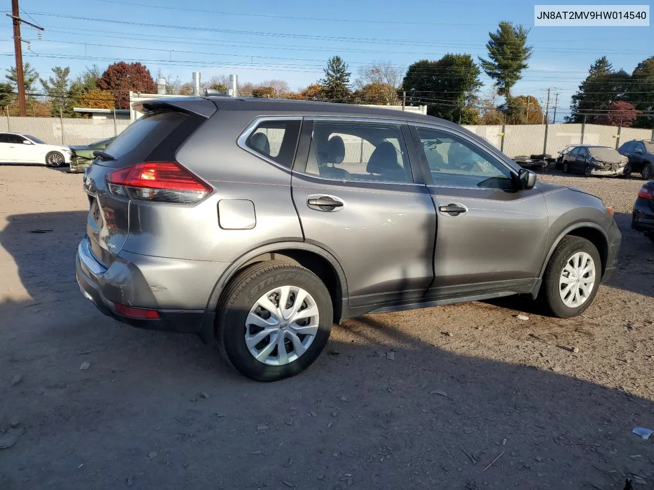 2017 Nissan Rogue S VIN: JN8AT2MV9HW014540 Lot: 77603704