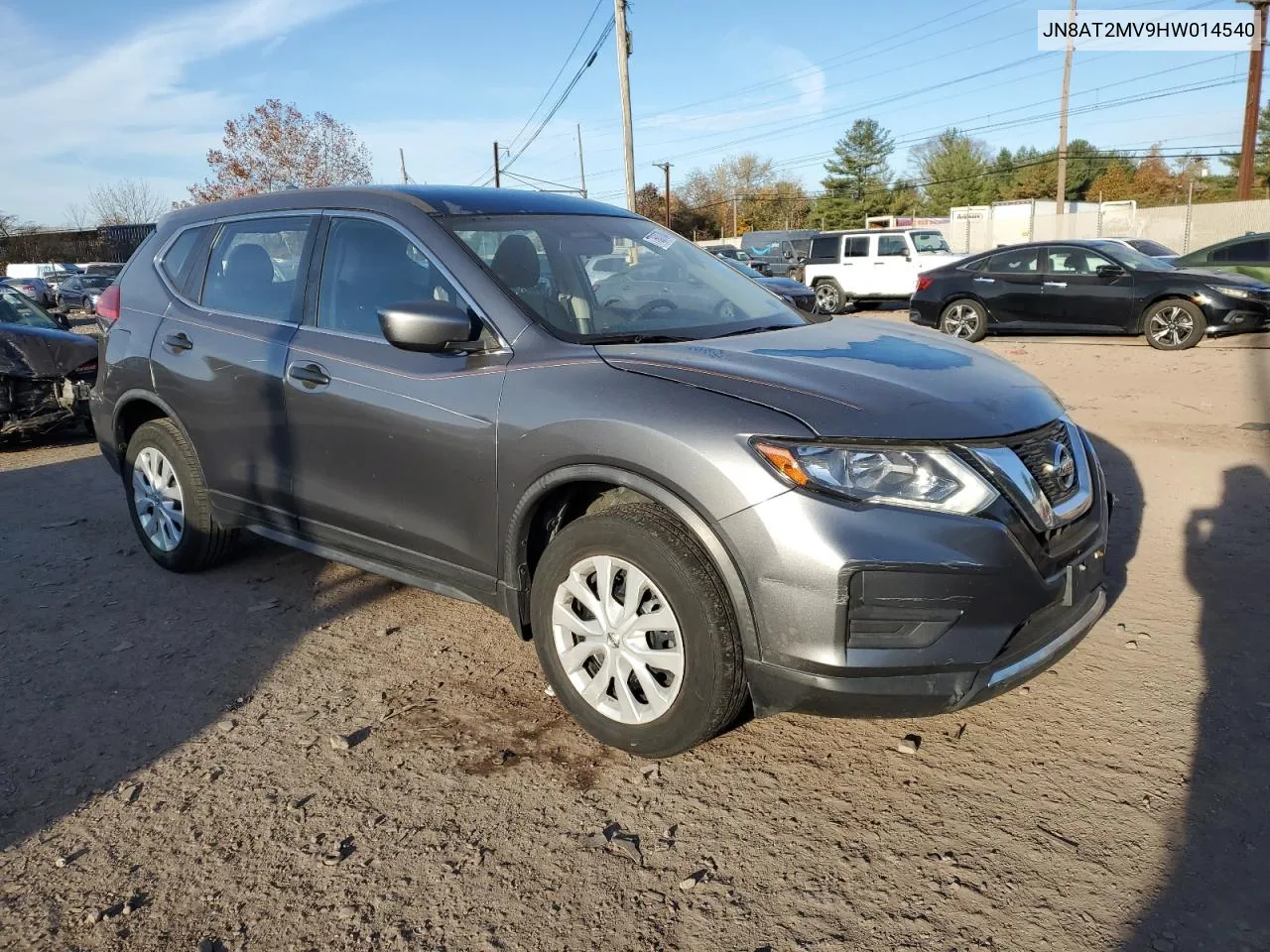 2017 Nissan Rogue S VIN: JN8AT2MV9HW014540 Lot: 77603704