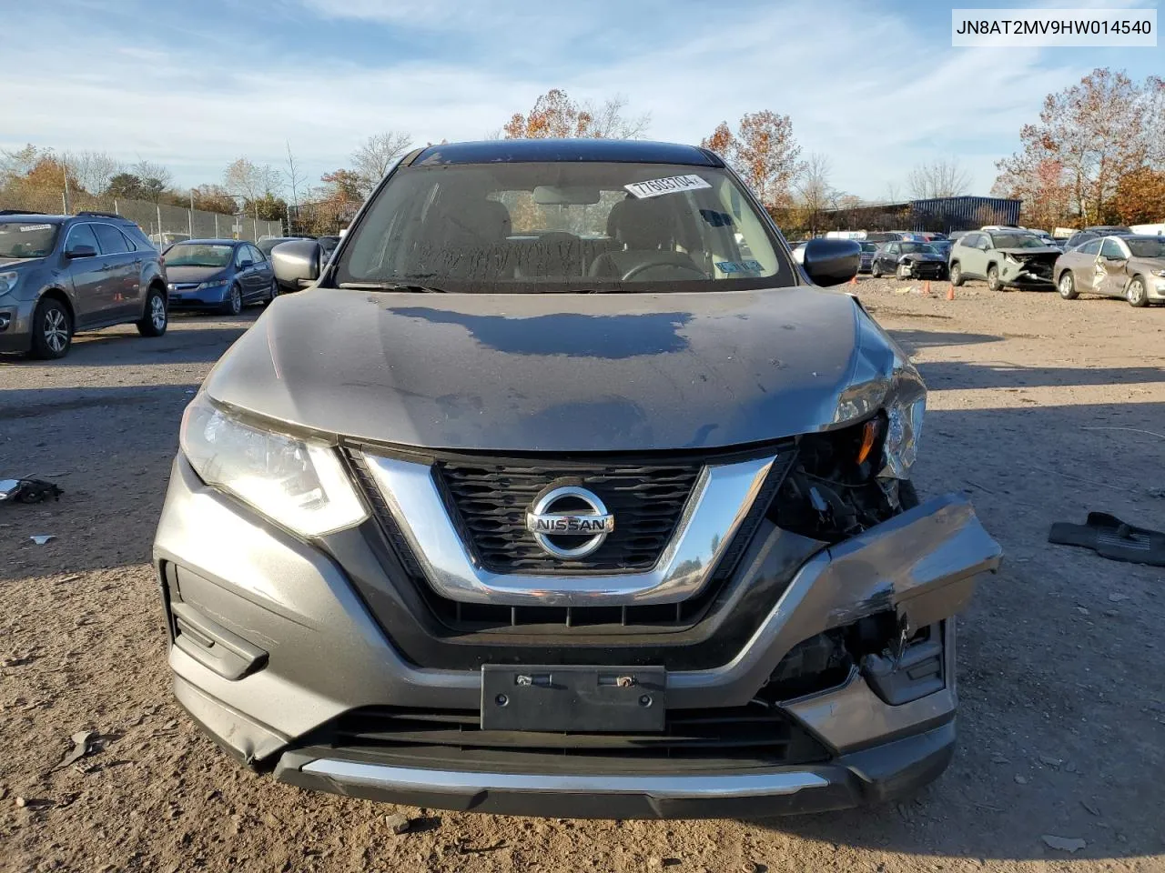 2017 Nissan Rogue S VIN: JN8AT2MV9HW014540 Lot: 77603704