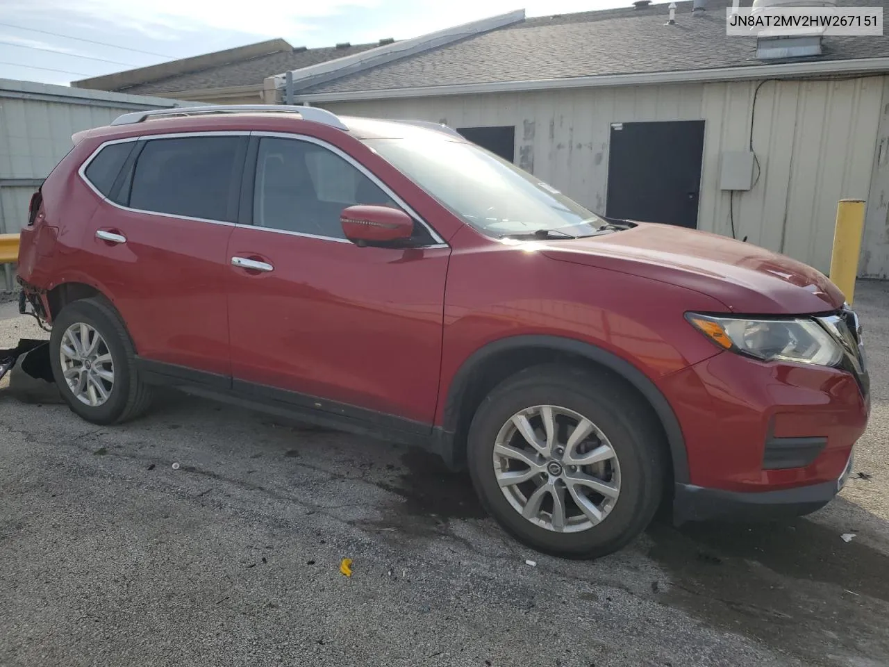 2017 Nissan Rogue S VIN: JN8AT2MV2HW267151 Lot: 77635234