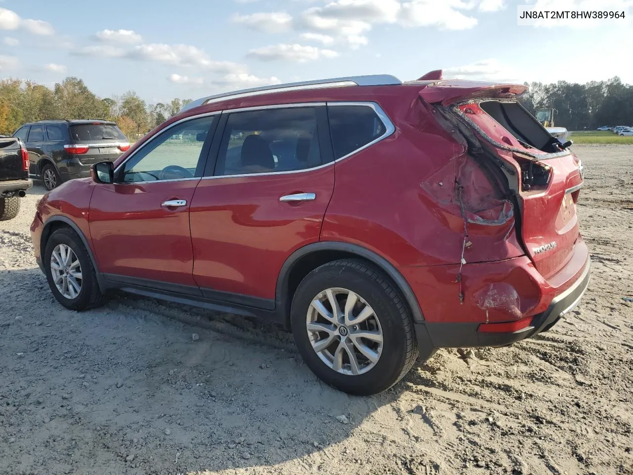 2017 Nissan Rogue S VIN: JN8AT2MT8HW389964 Lot: 77651774