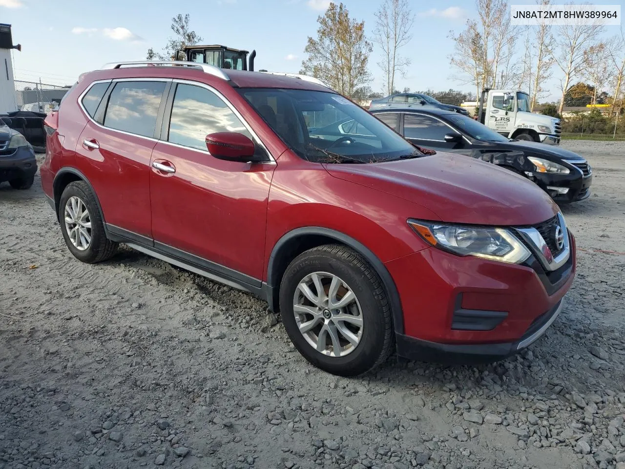 2017 Nissan Rogue S VIN: JN8AT2MT8HW389964 Lot: 77651774