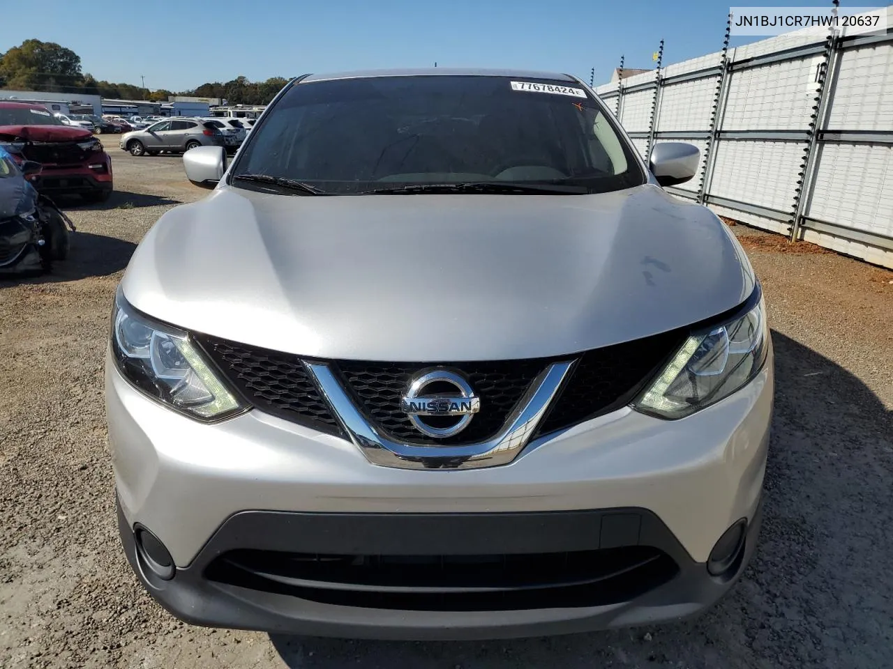 2017 Nissan Rogue Sport S VIN: JN1BJ1CR7HW120637 Lot: 77678424