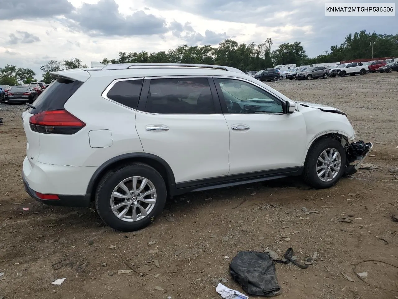 2017 Nissan Rogue S VIN: KNMAT2MT5HP536506 Lot: 77709074