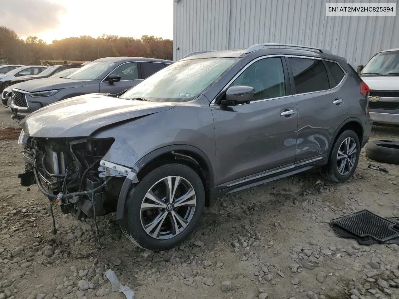 2017 Nissan Rogue Sv VIN: 5N1AT2MV2HC825394 Lot: 77798914