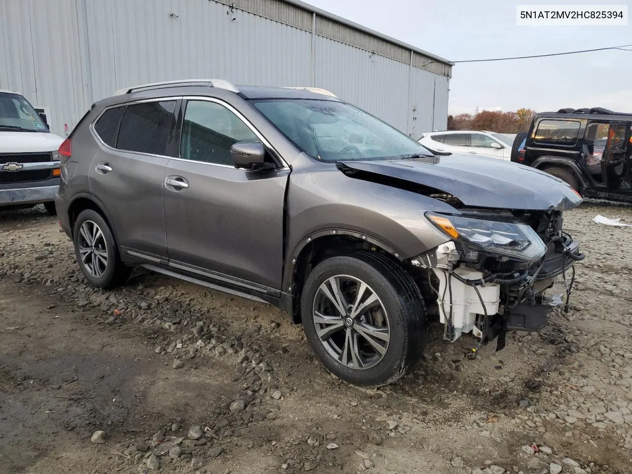 2017 Nissan Rogue Sv VIN: 5N1AT2MV2HC825394 Lot: 77798914