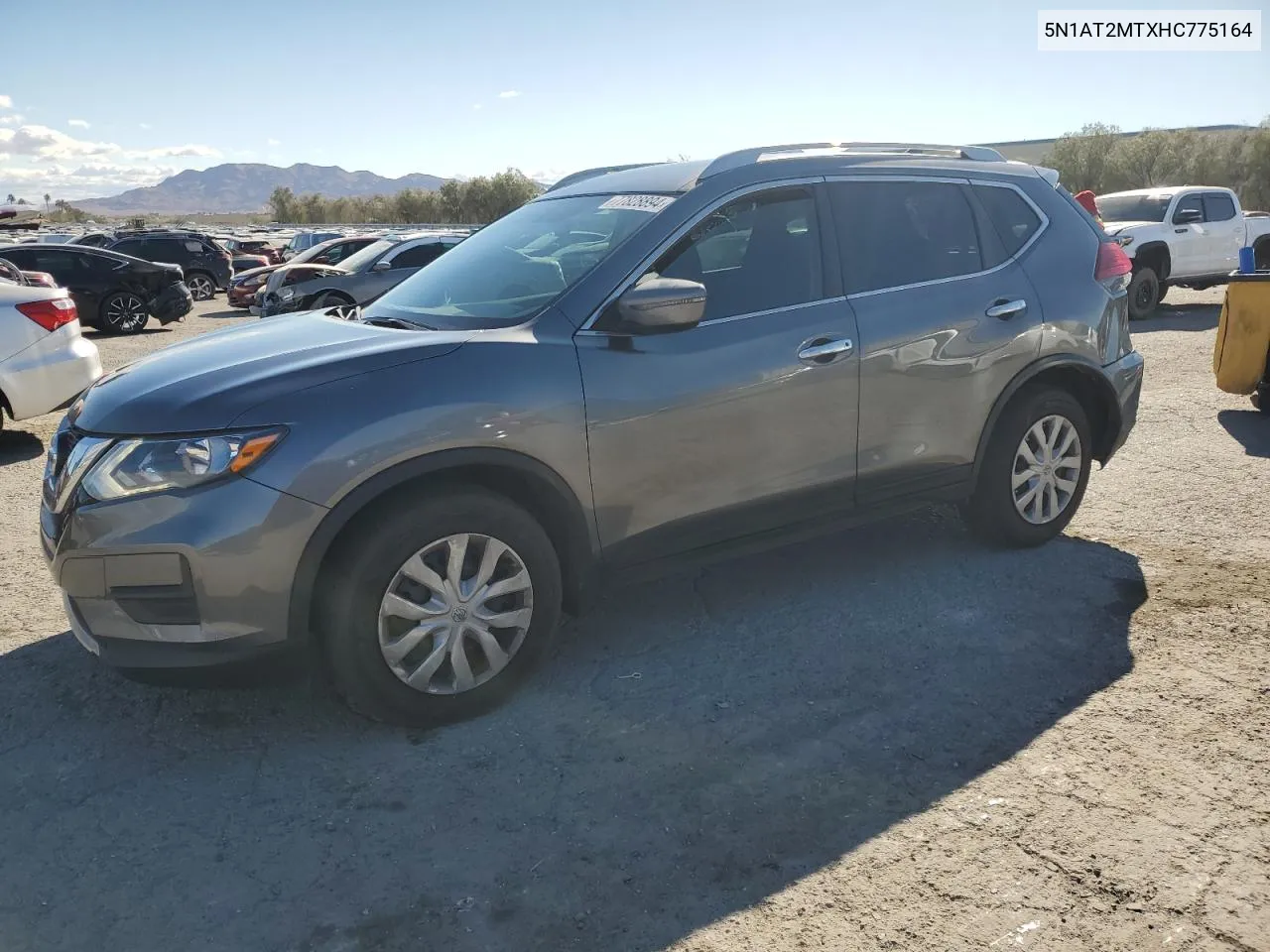 2017 Nissan Rogue S VIN: 5N1AT2MTXHC775164 Lot: 77828894