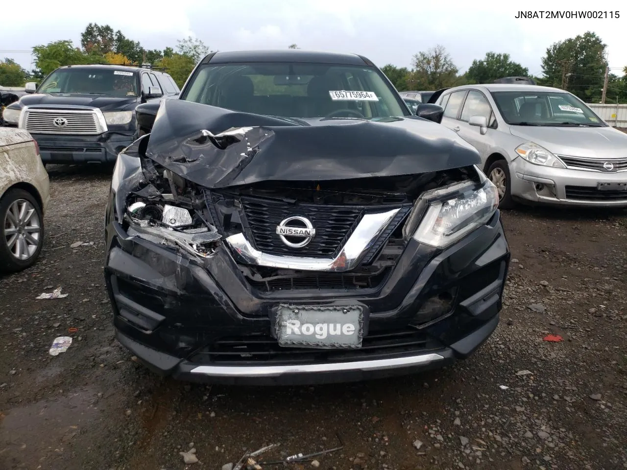 JN8AT2MV0HW002115 2017 Nissan Rogue S