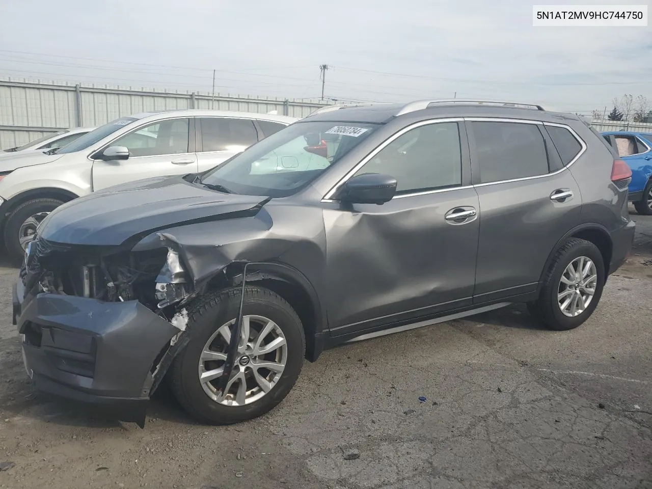 2017 Nissan Rogue Sv VIN: 5N1AT2MV9HC744750 Lot: 78050784