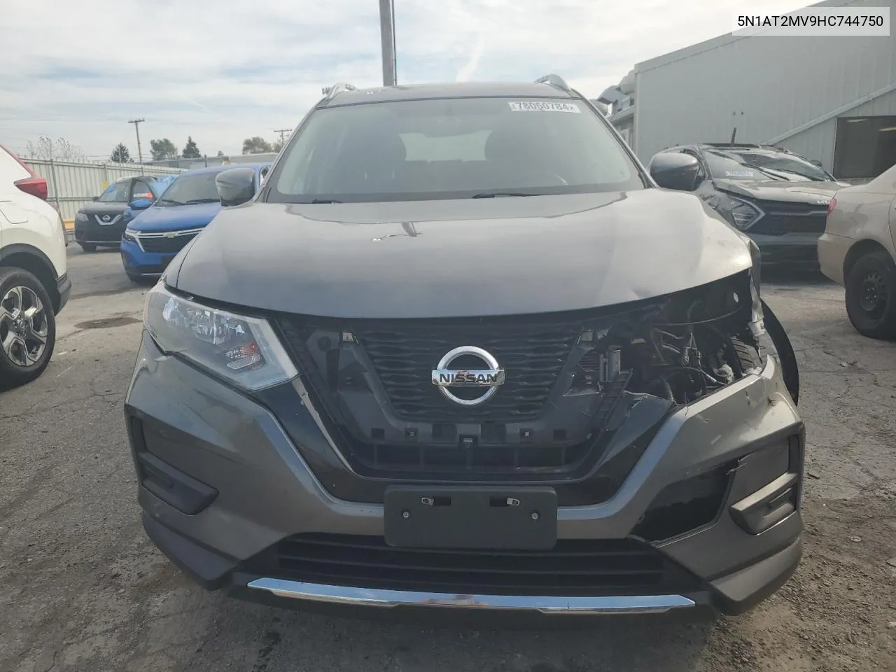 2017 Nissan Rogue Sv VIN: 5N1AT2MV9HC744750 Lot: 78050784