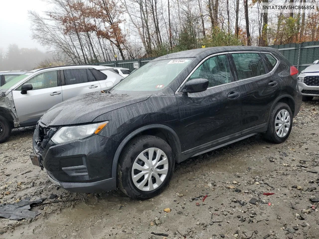 2017 Nissan Rogue Sv VIN: 5N1AT2MV5HC846854 Lot: 78241644