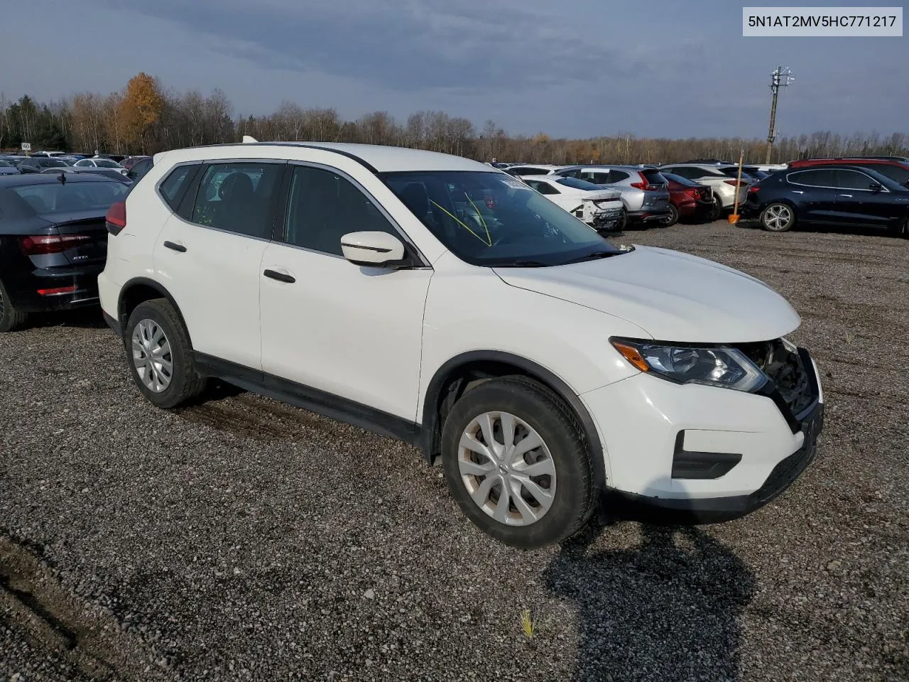 2017 Nissan Rogue Sv VIN: 5N1AT2MV5HC771217 Lot: 78252184