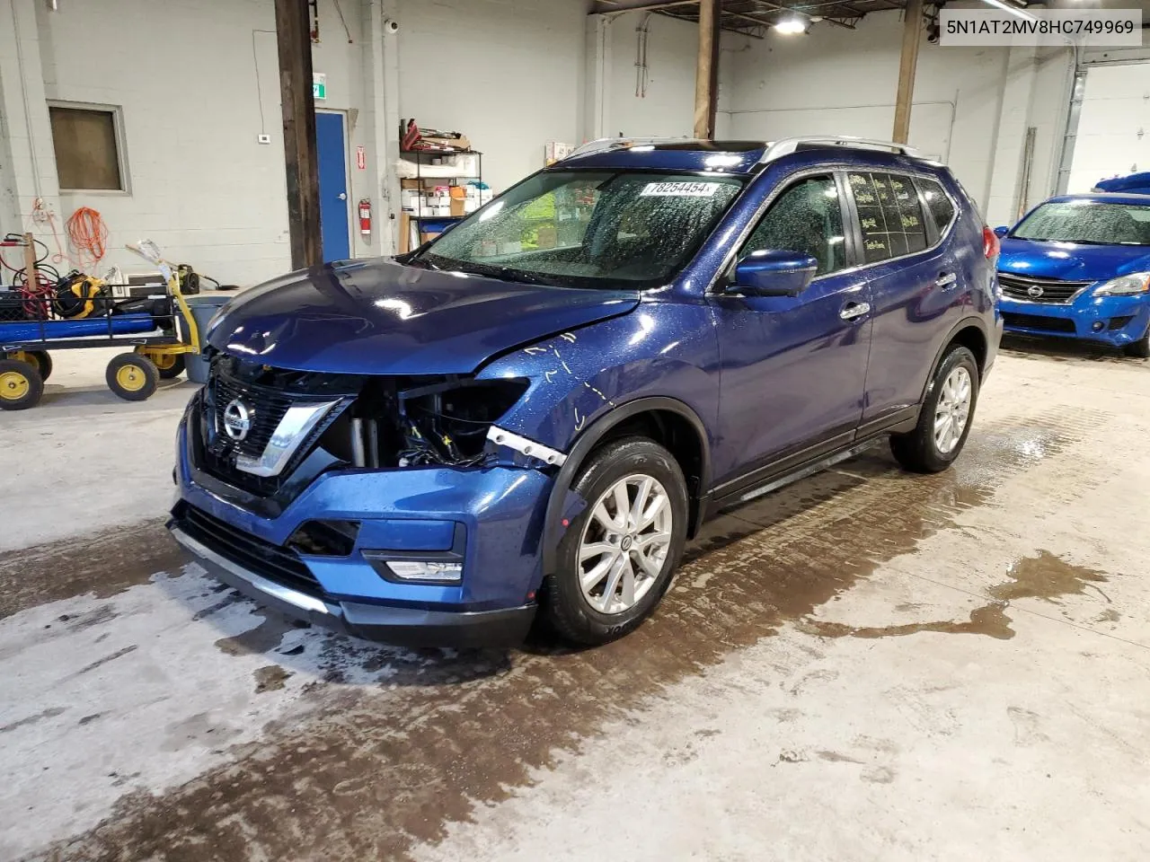 2017 Nissan Rogue Sv VIN: 5N1AT2MV8HC749969 Lot: 78254454