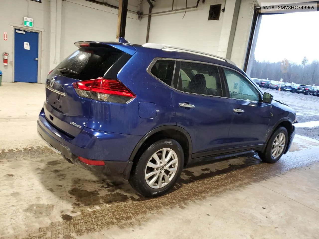 2017 Nissan Rogue Sv VIN: 5N1AT2MV8HC749969 Lot: 78254454