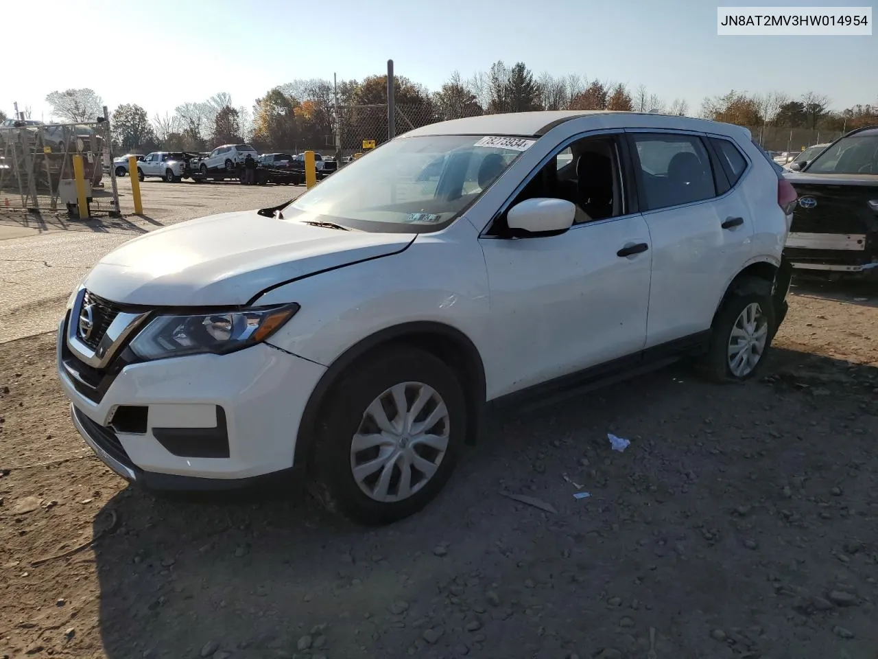 2017 Nissan Rogue S VIN: JN8AT2MV3HW014954 Lot: 78273934