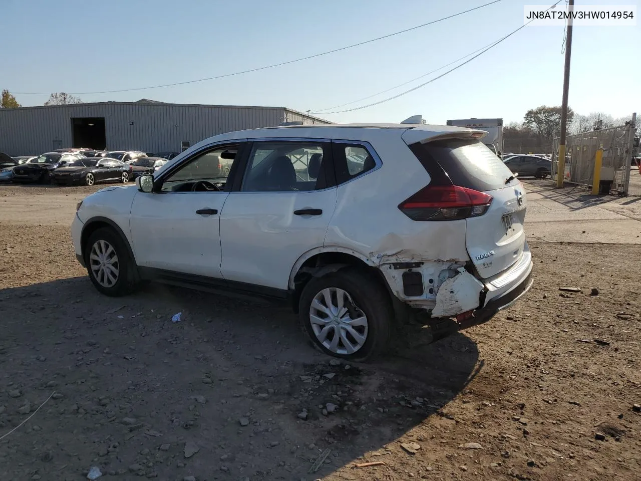 2017 Nissan Rogue S VIN: JN8AT2MV3HW014954 Lot: 78273934