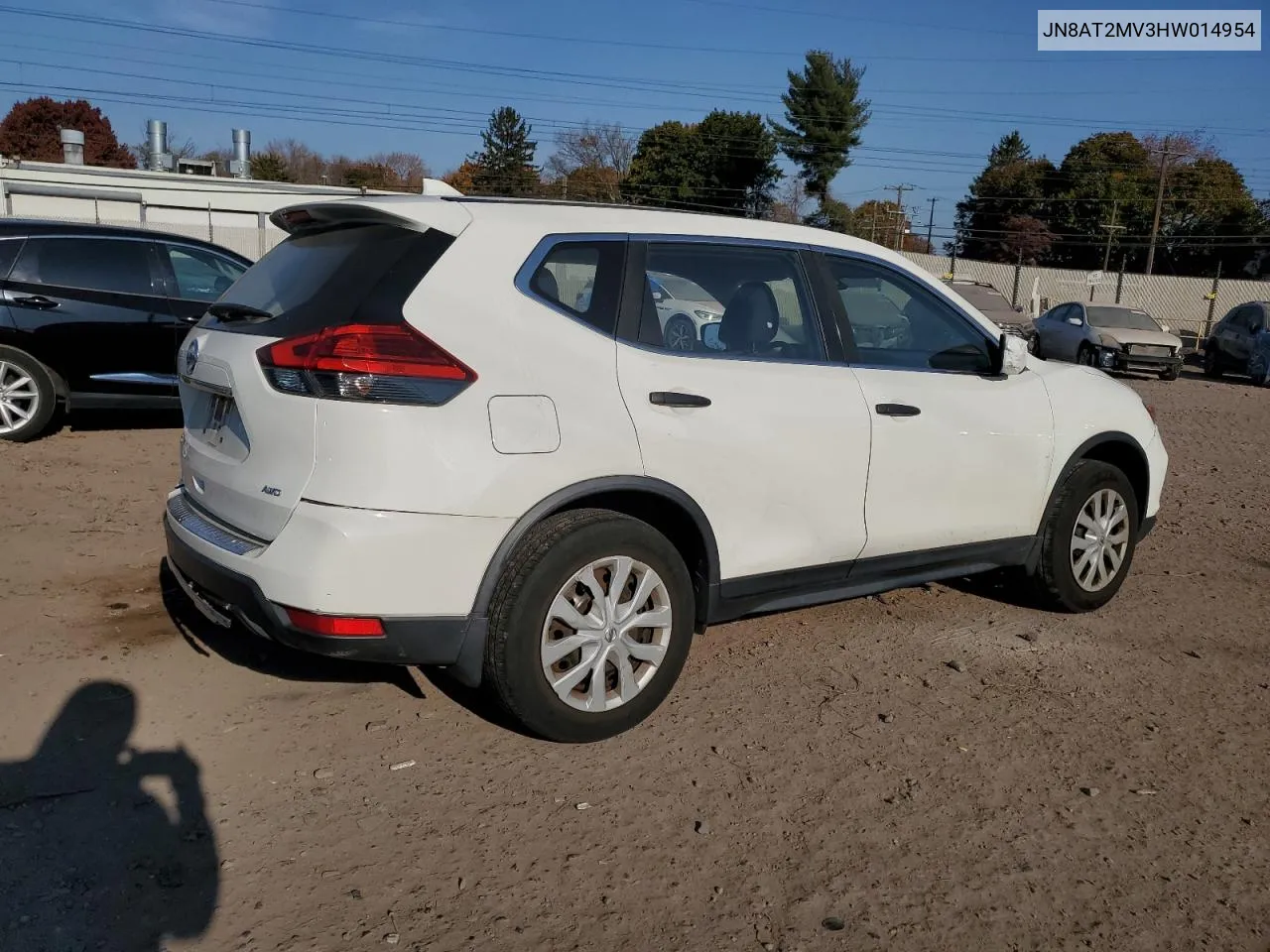 2017 Nissan Rogue S VIN: JN8AT2MV3HW014954 Lot: 78273934