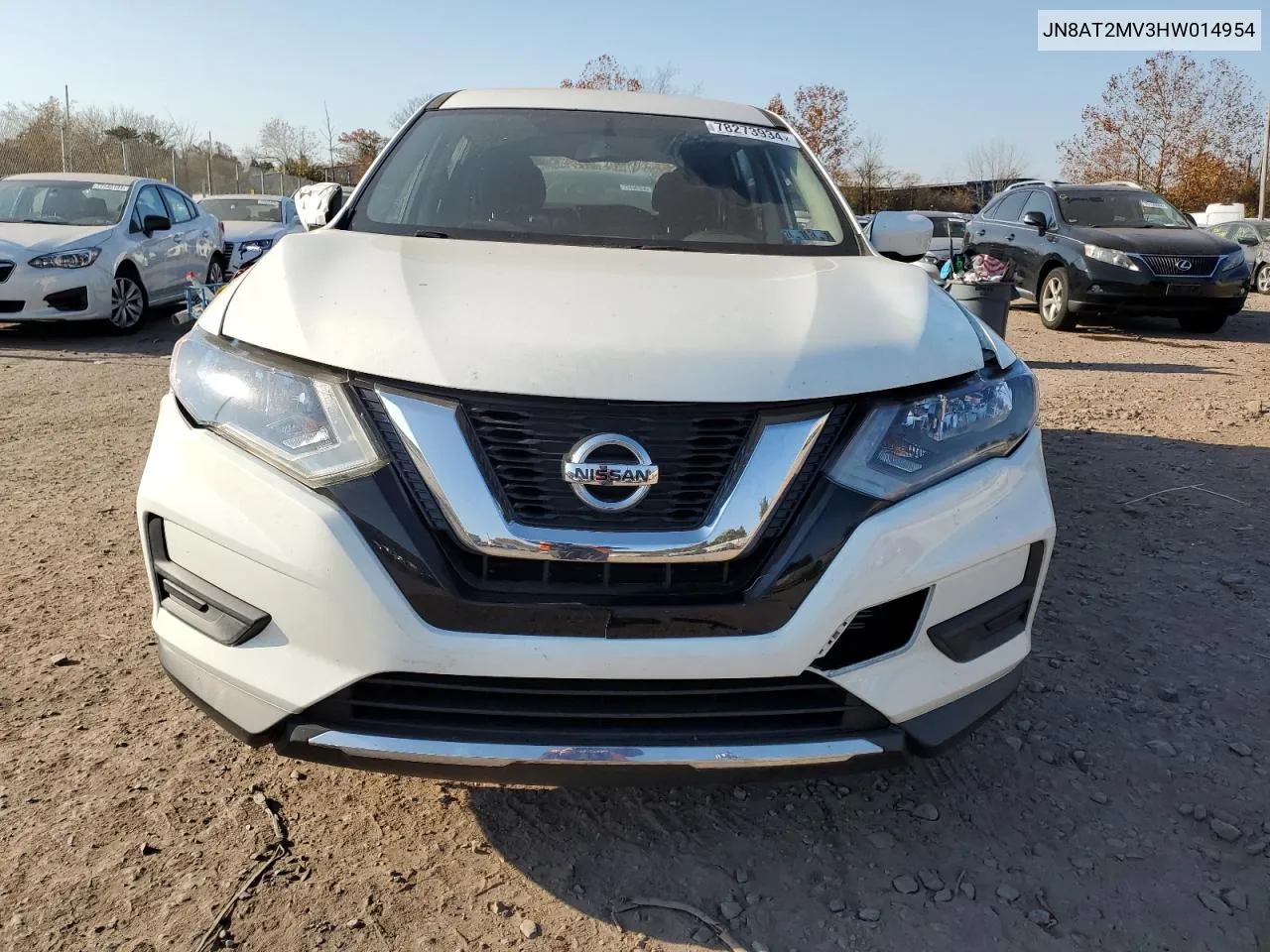 2017 Nissan Rogue S VIN: JN8AT2MV3HW014954 Lot: 78273934