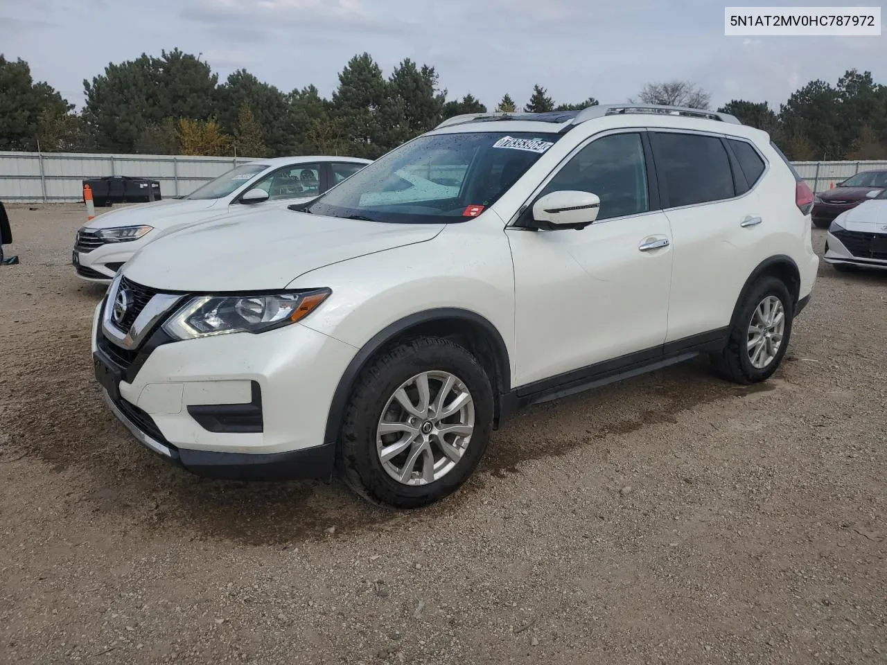 2017 Nissan Rogue Sv VIN: 5N1AT2MV0HC787972 Lot: 78353964