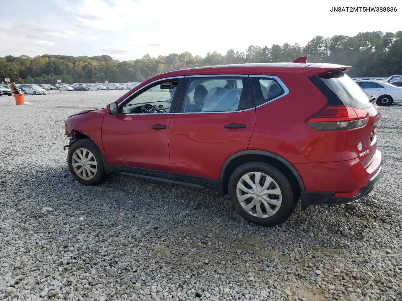 2017 Nissan Rogue S VIN: JN8AT2MT5HW388836 Lot: 78369664