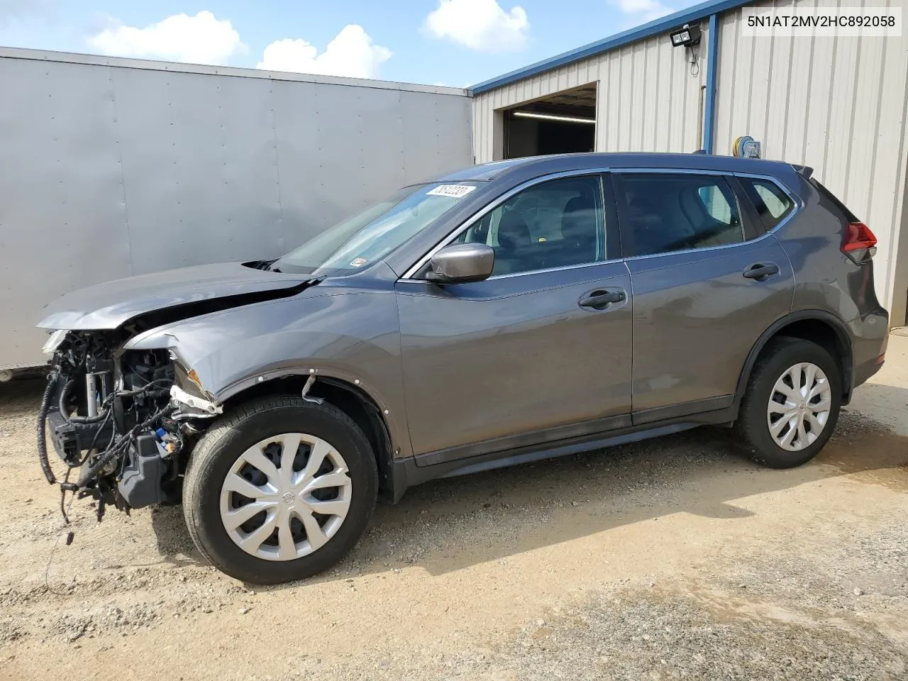 2017 Nissan Rogue Sv VIN: 5N1AT2MV2HC892058 Lot: 78512233