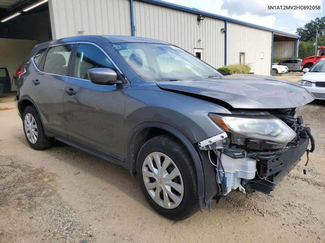 2017 Nissan Rogue Sv VIN: 5N1AT2MV2HC892058 Lot: 78512233