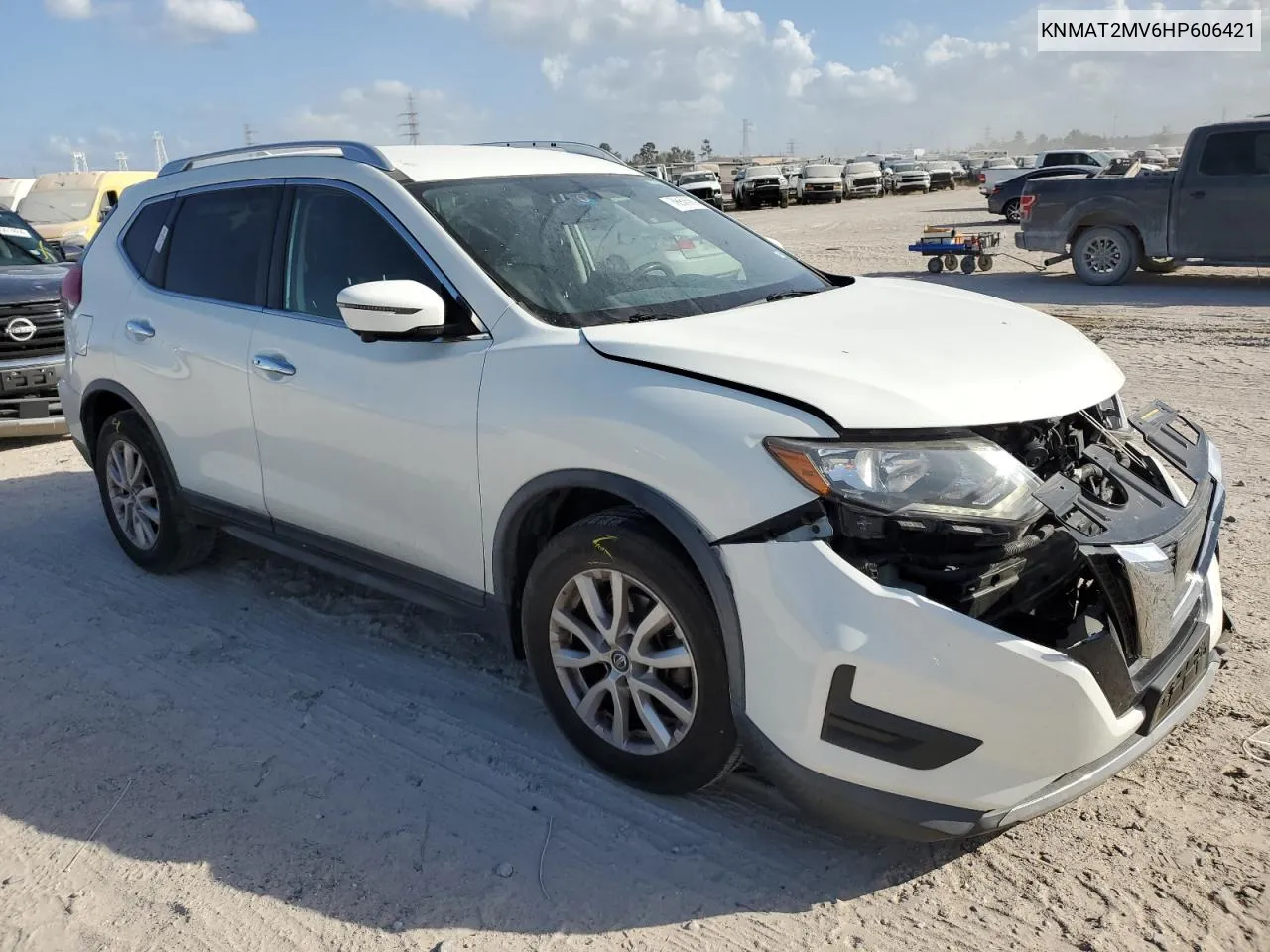 2017 Nissan Rogue S VIN: KNMAT2MV6HP606421 Lot: 78520894