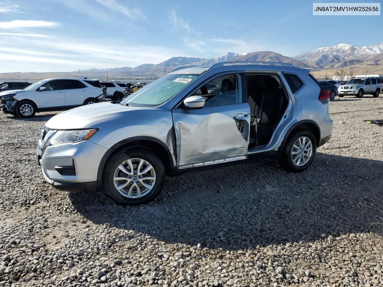 2017 Nissan Rogue S VIN: JN8AT2MV1HW252656 Lot: 78539644