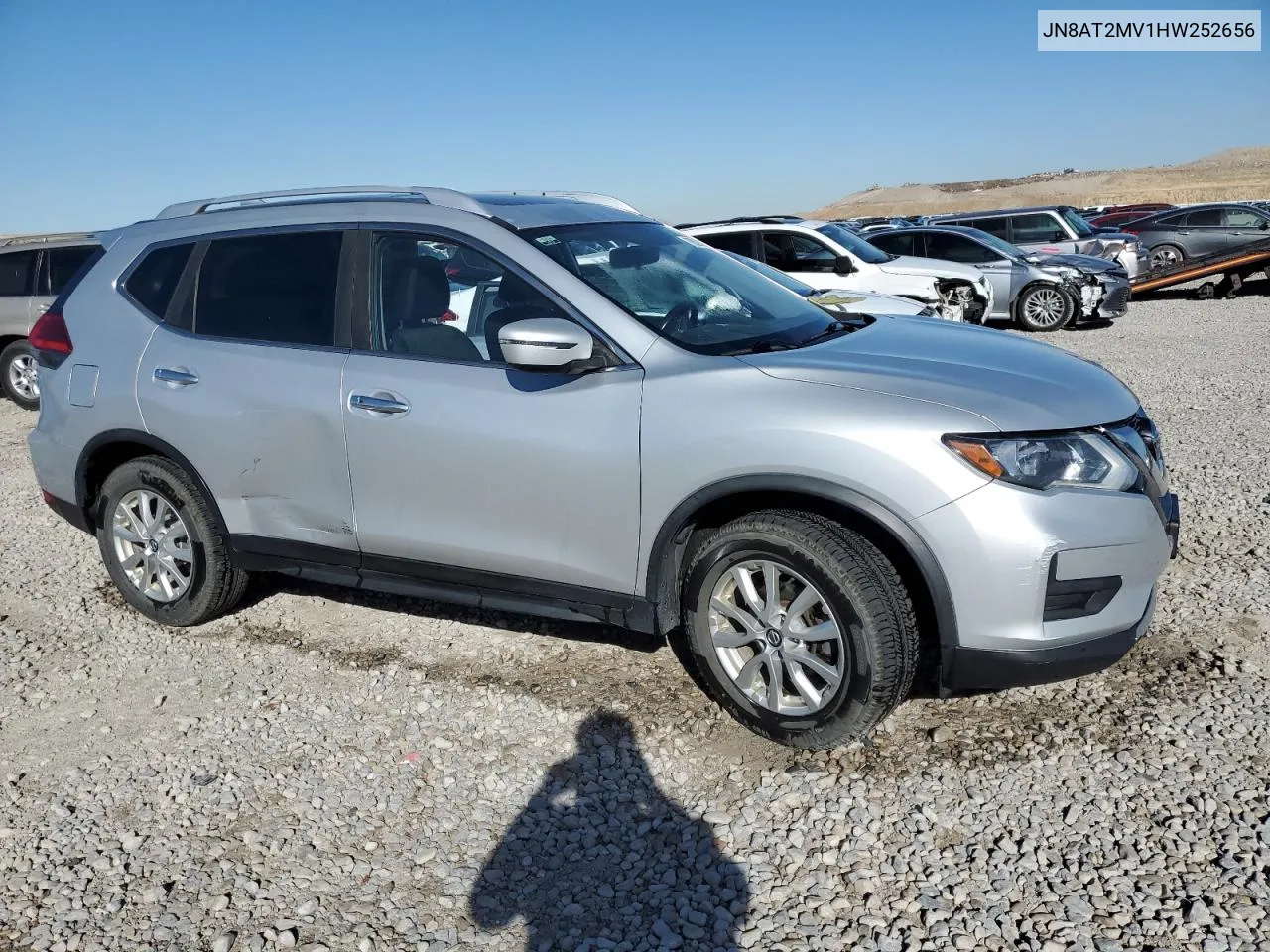 2017 Nissan Rogue S VIN: JN8AT2MV1HW252656 Lot: 78539644