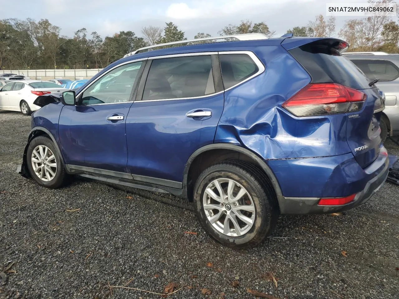 2017 Nissan Rogue Sv VIN: 5N1AT2MV9HC849062 Lot: 78655594