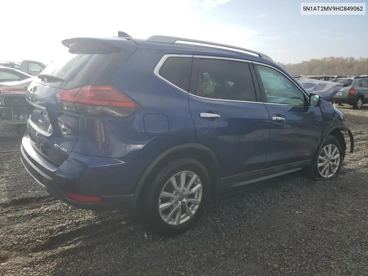 2017 Nissan Rogue Sv VIN: 5N1AT2MV9HC849062 Lot: 78655594