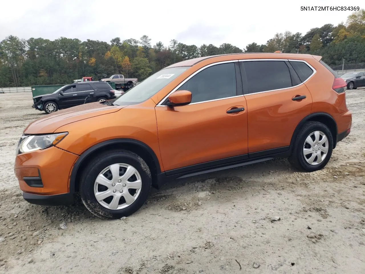 2017 Nissan Rogue S VIN: 5N1AT2MT6HC834369 Lot: 78903444