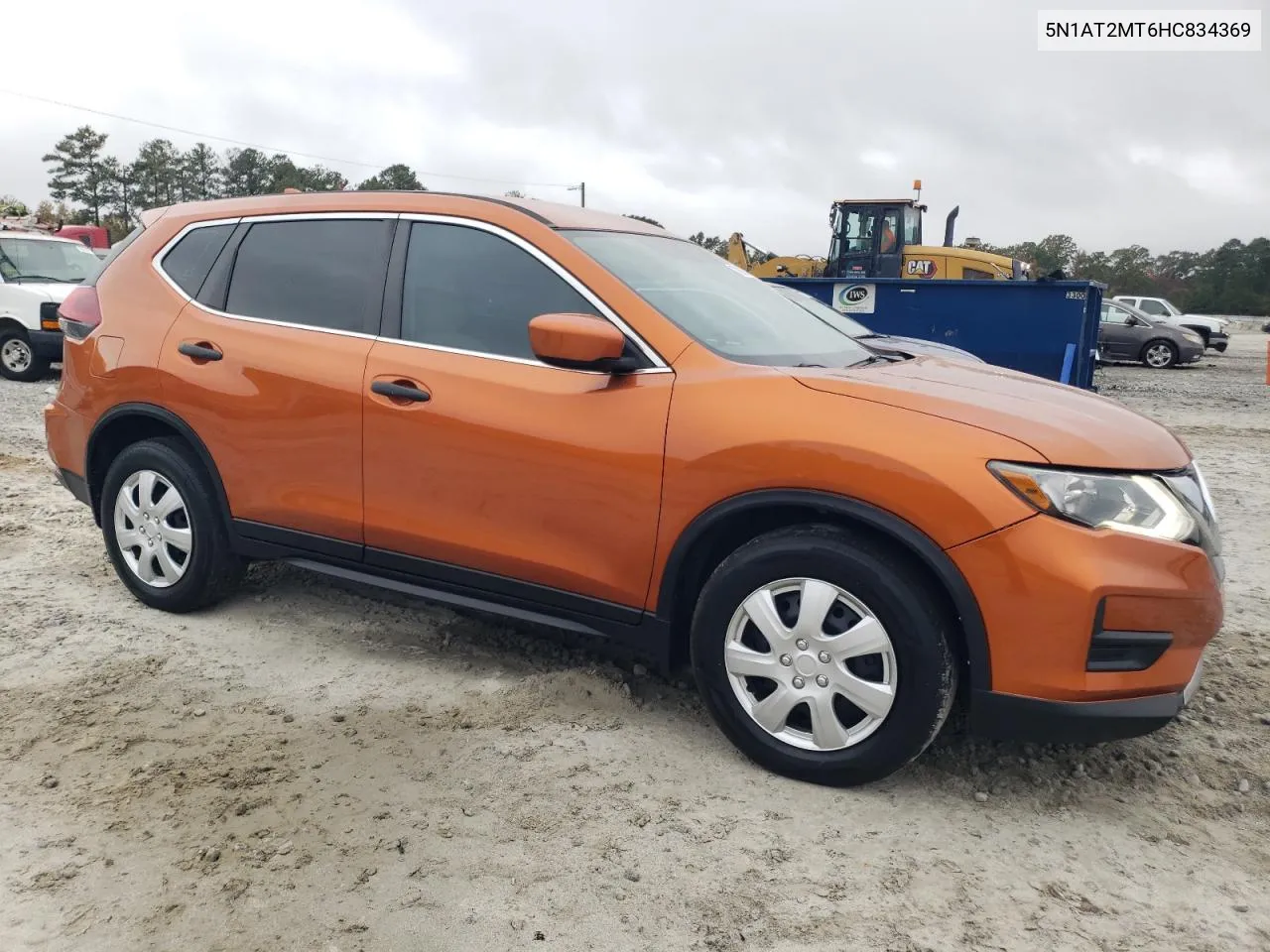 2017 Nissan Rogue S VIN: 5N1AT2MT6HC834369 Lot: 78903444