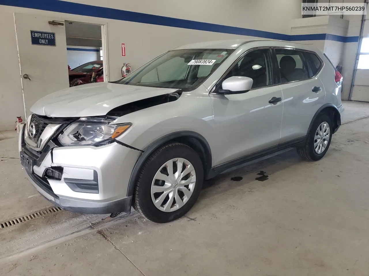 2017 Nissan Rogue S VIN: KNMAT2MT7HP560239 Lot: 79083924