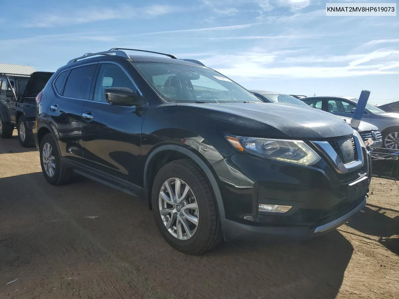 2017 Nissan Rogue S VIN: KNMAT2MV8HP619073 Lot: 79144194