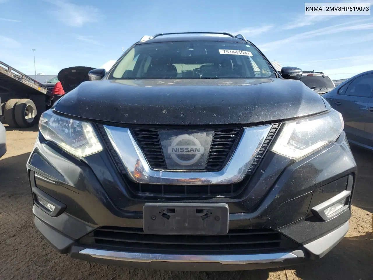 2017 Nissan Rogue S VIN: KNMAT2MV8HP619073 Lot: 79144194