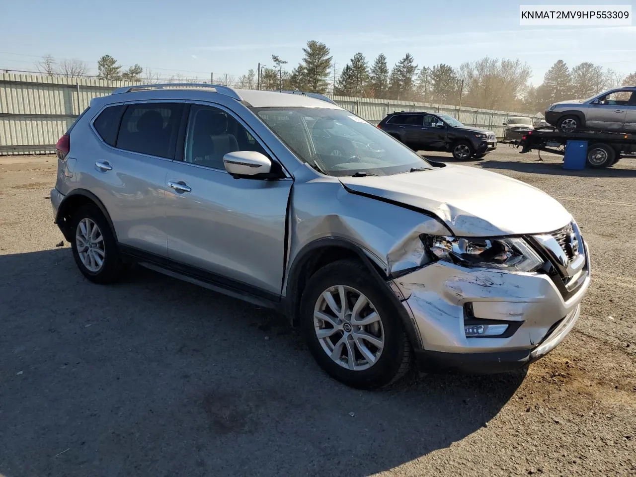 2017 Nissan Rogue S VIN: KNMAT2MV9HP553309 Lot: 79263334