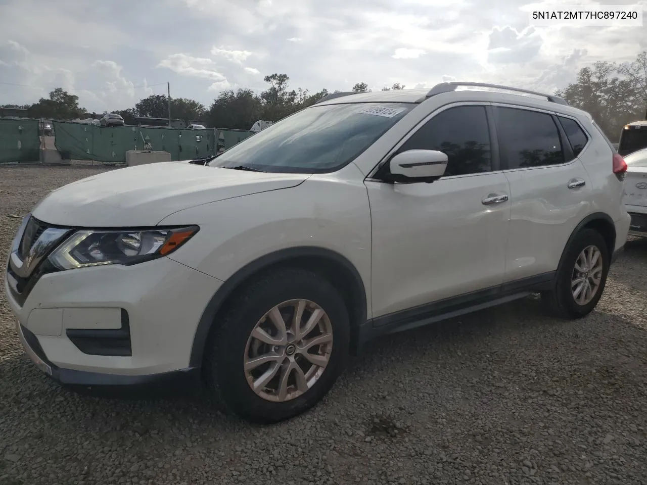 2017 Nissan Rogue S VIN: 5N1AT2MT7HC897240 Lot: 79299124