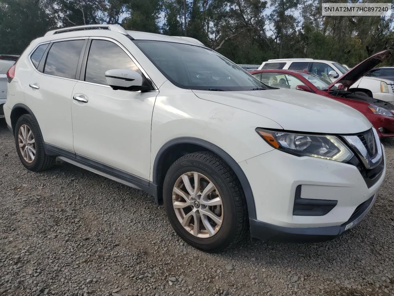 2017 Nissan Rogue S VIN: 5N1AT2MT7HC897240 Lot: 79299124