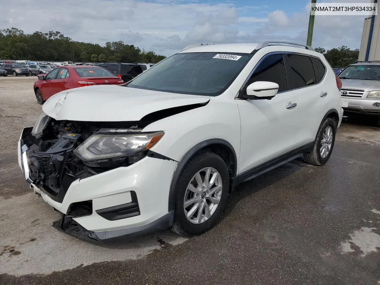 2017 Nissan Rogue S VIN: KNMAT2MT3HP534334 Lot: 79332094