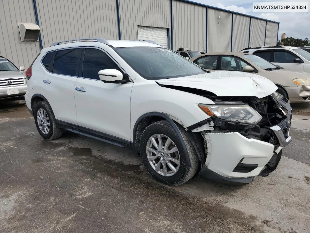 2017 Nissan Rogue S VIN: KNMAT2MT3HP534334 Lot: 79332094