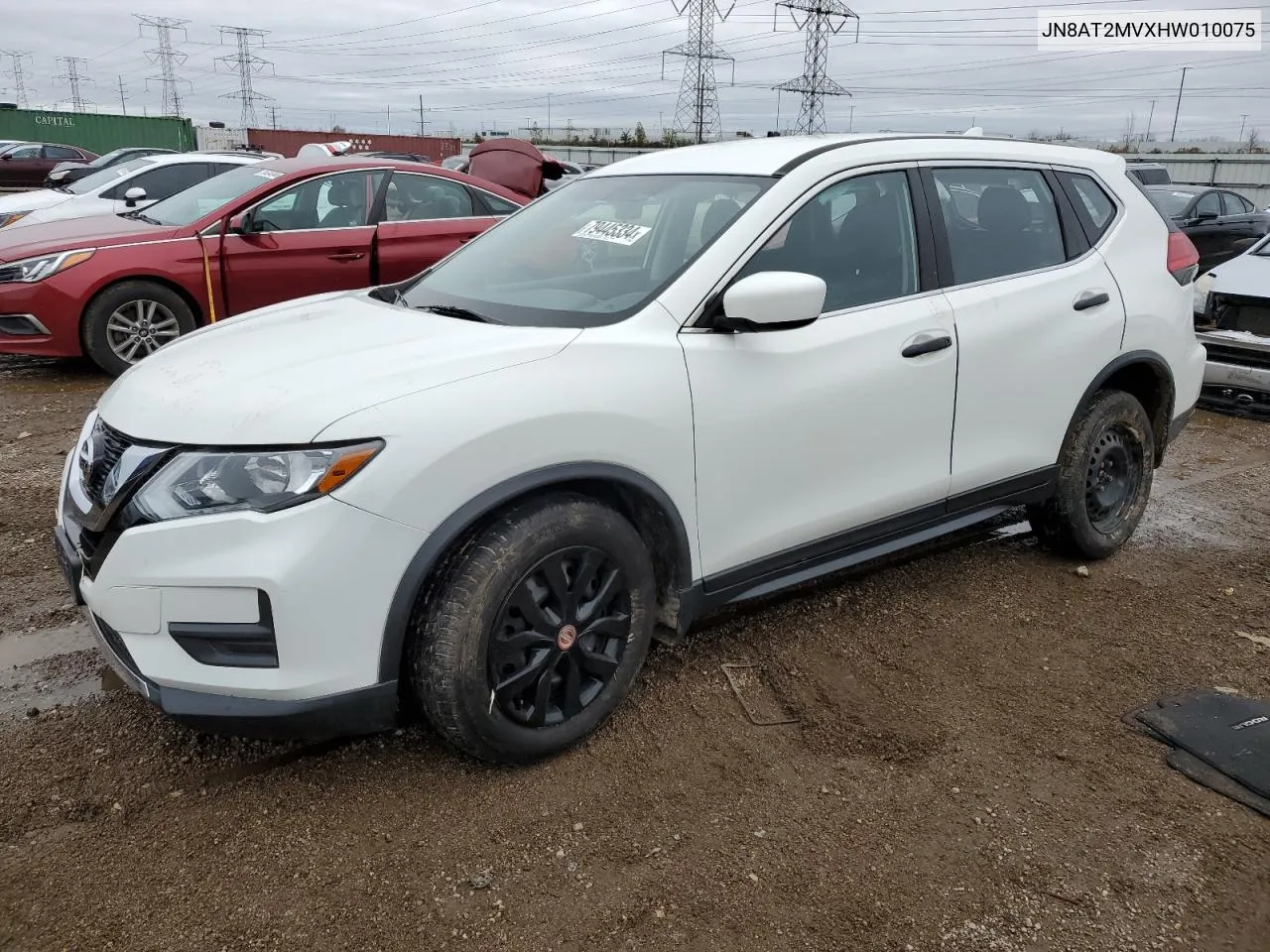 2017 Nissan Rogue S VIN: JN8AT2MVXHW010075 Lot: 79445334