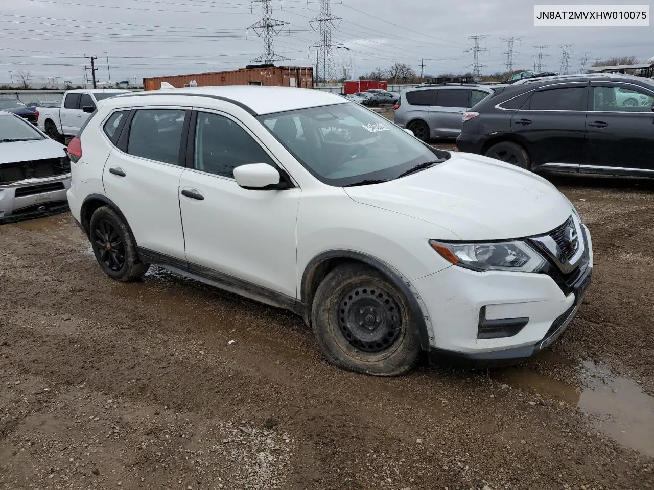 2017 Nissan Rogue S VIN: JN8AT2MVXHW010075 Lot: 79445334