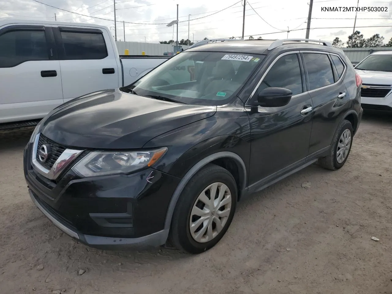 2017 Nissan Rogue S VIN: KNMAT2MTXHP503002 Lot: 79497254